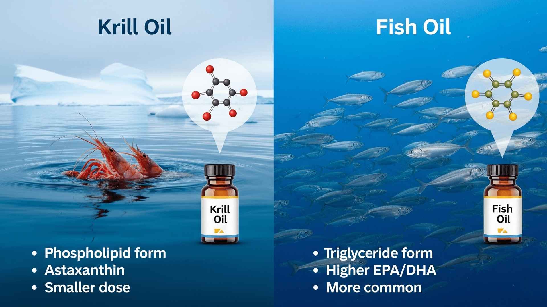 Krill Oil vs Fish Oil