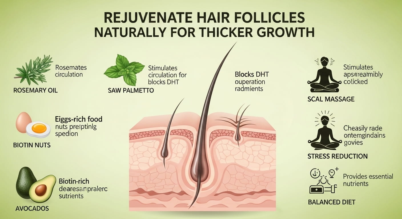 Rejuvenate Hair Follicles